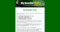 Desktop Screenshot of myresellerclub.com